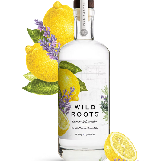 Wild Roots Lemon & Lavender Gin 750ml bottle