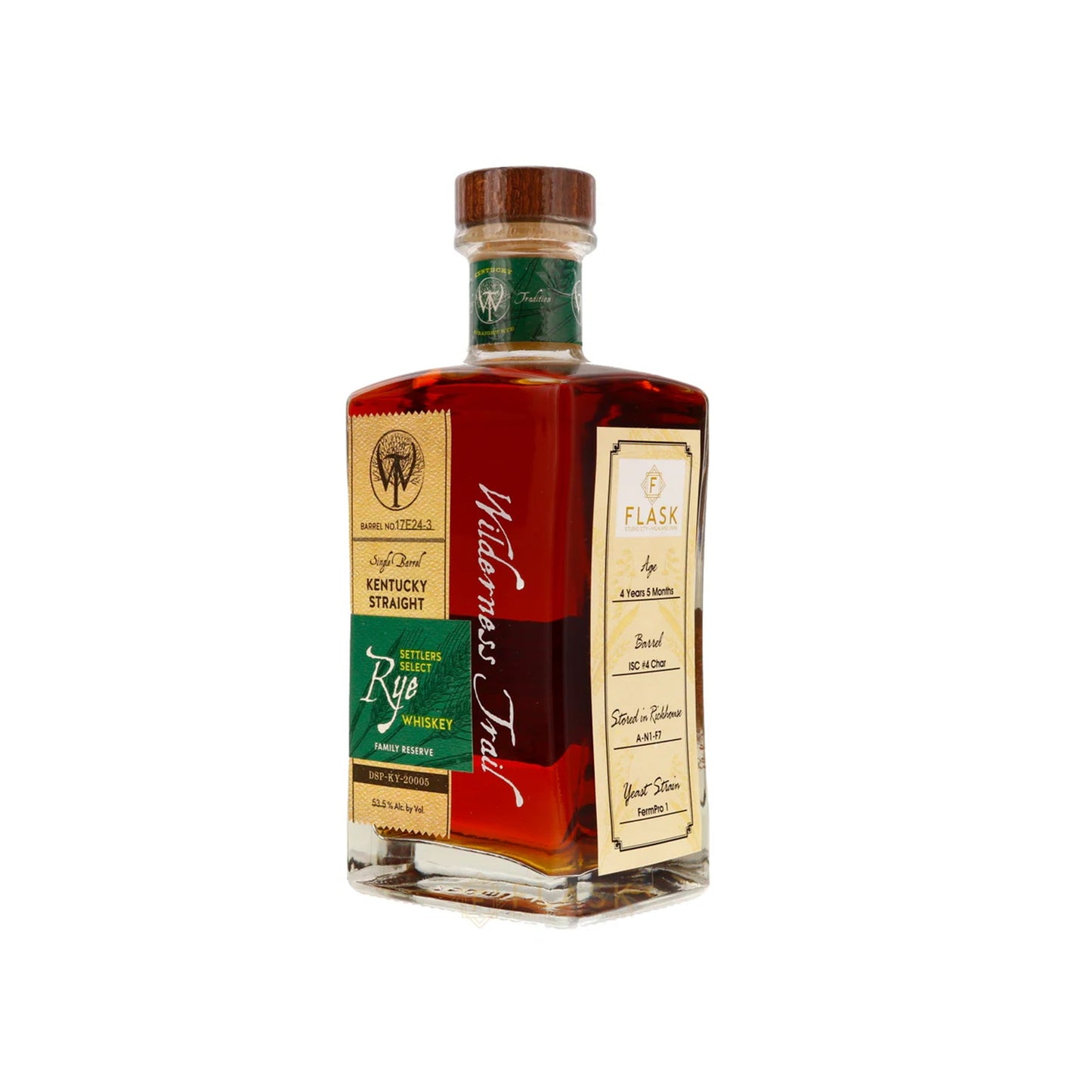 Wilderness Trail Single Barrel Rye Full Proof - 750ML
