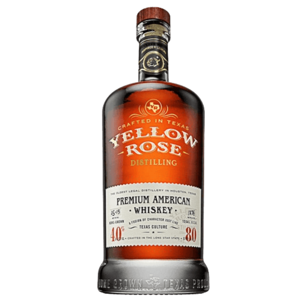 Yellow Rose Distilling Premium American Whiskey 750ML bottle handcrafted Texas whiskey