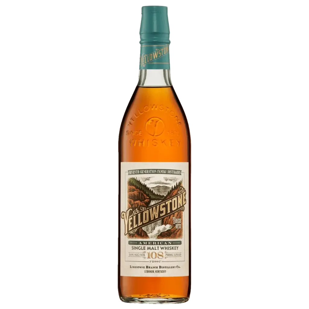 Yellowstone American Single Malt Whiskey 750ml bottle premium craft American whiskey
