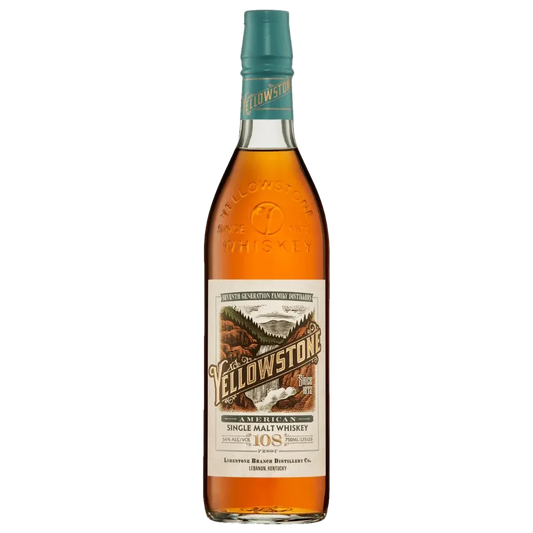 Yellowstone American Single Malt Whiskey 750ml bottle premium craft American whiskey