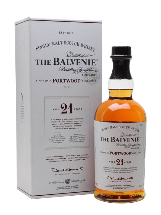 The Balvenie 21 Year Single Malt Finished in Portwood Port Casks - 750ML