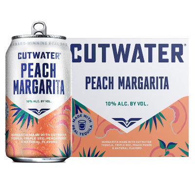 Cutwater Peach Margarita - 4PKC