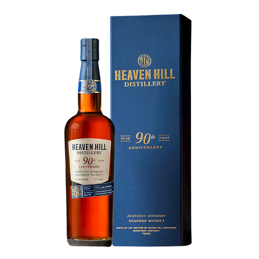 Heaven Hill 90th Anniversary 9 Year Kentucky Straight Bourbon bottle limited edition whiskey