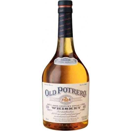 Old Potrero 18th Century Style Single Malt Rye Whiskey 750ml