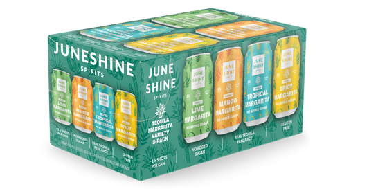 JuneShine Spirits Tequila Margarita Variety 8-Pack