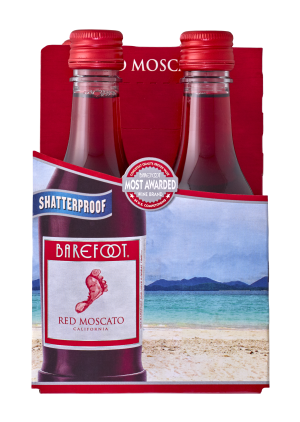 Barefoot Red Moscato - 4pk 187ML