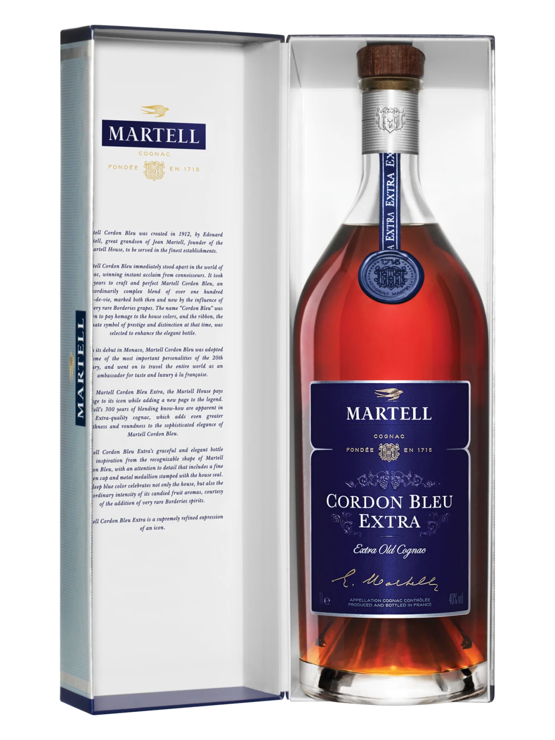 Martell Cordon Blue Extra Cognac - 1 L France