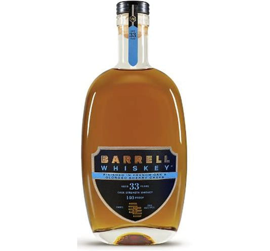 Barrell 33 Year Old Cask Strength Canadian Whiskey 750 ML