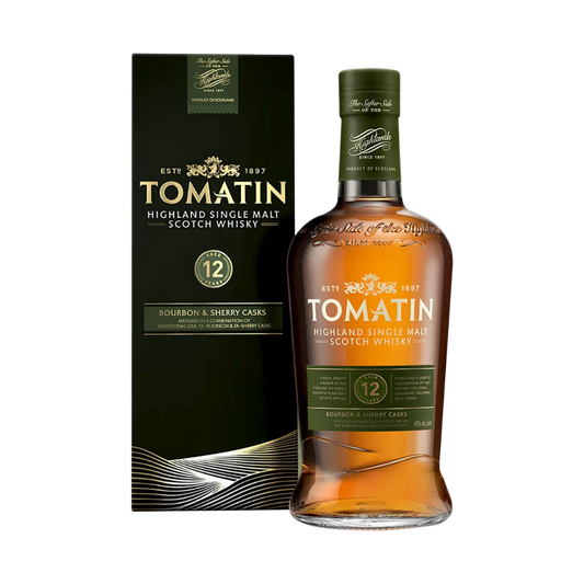 Buy Tomatin Bourbon & Sherry Cask 12 Year Old Highland Single Holiday House Liquor 