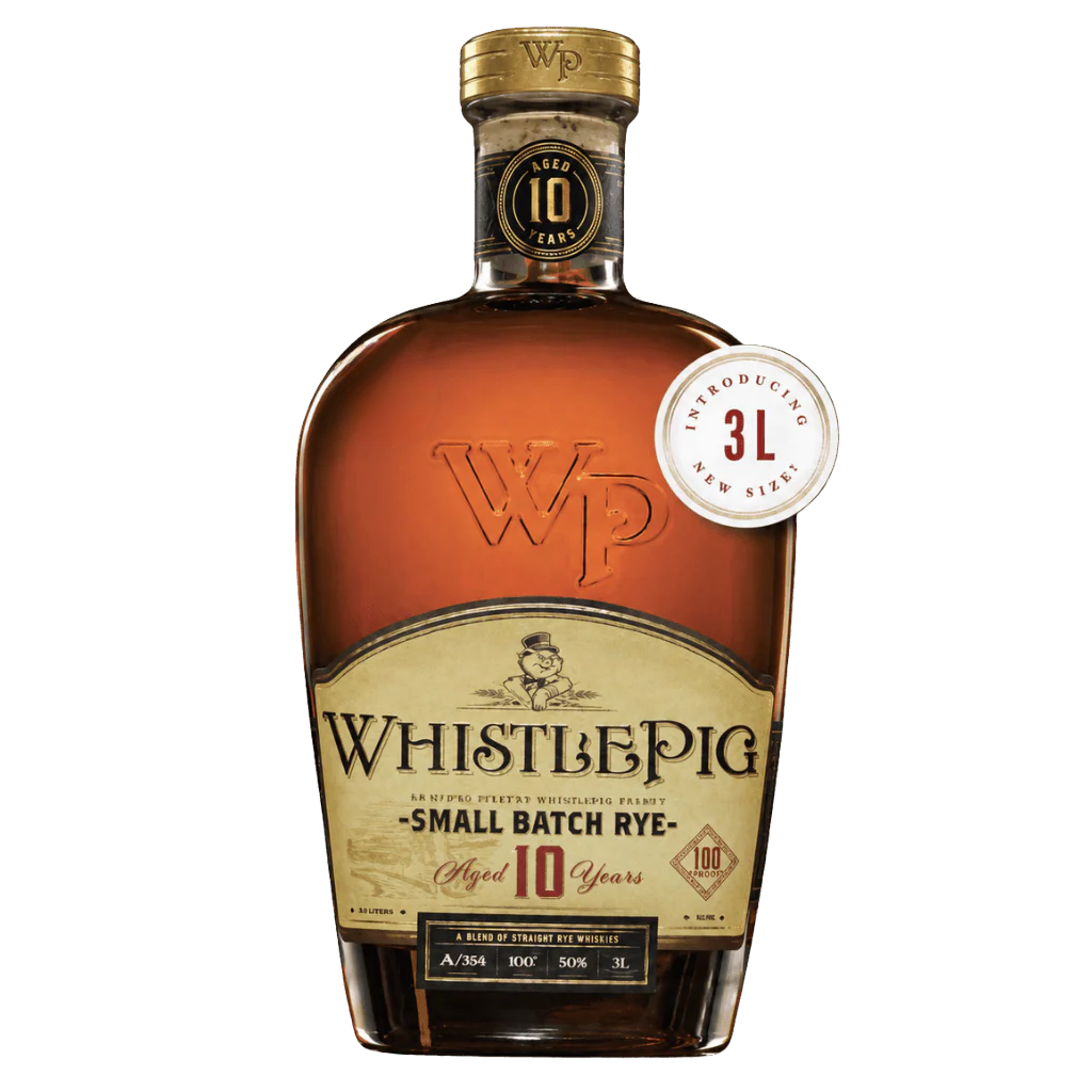 buy WhistlePig 10 Year Small Batch Rye Whiskey 3L online holiday house liquor 