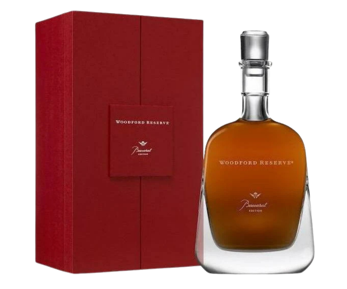 Woodford Reserve Baccarat Edition Bourbon Whiskey luxury crystal decanter